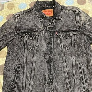 Levi's 72334-0298 Mens Trucker Jacket - Black Size Large